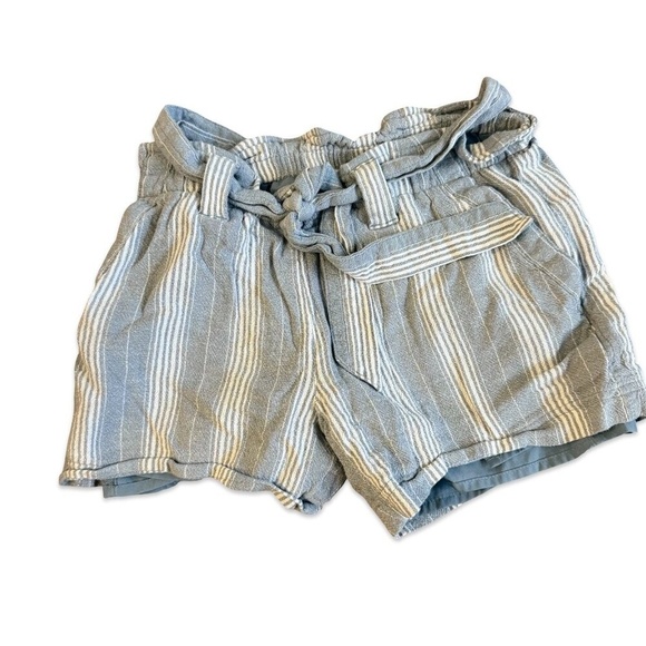 Abercrombie Kids Striped Pocketed Shorts Size 8 - Picture 1 of 5